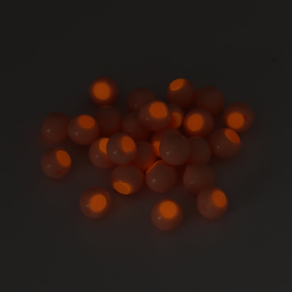 Glow Embryo Soft Beads: Dead Egg/Glow Peach Dot
