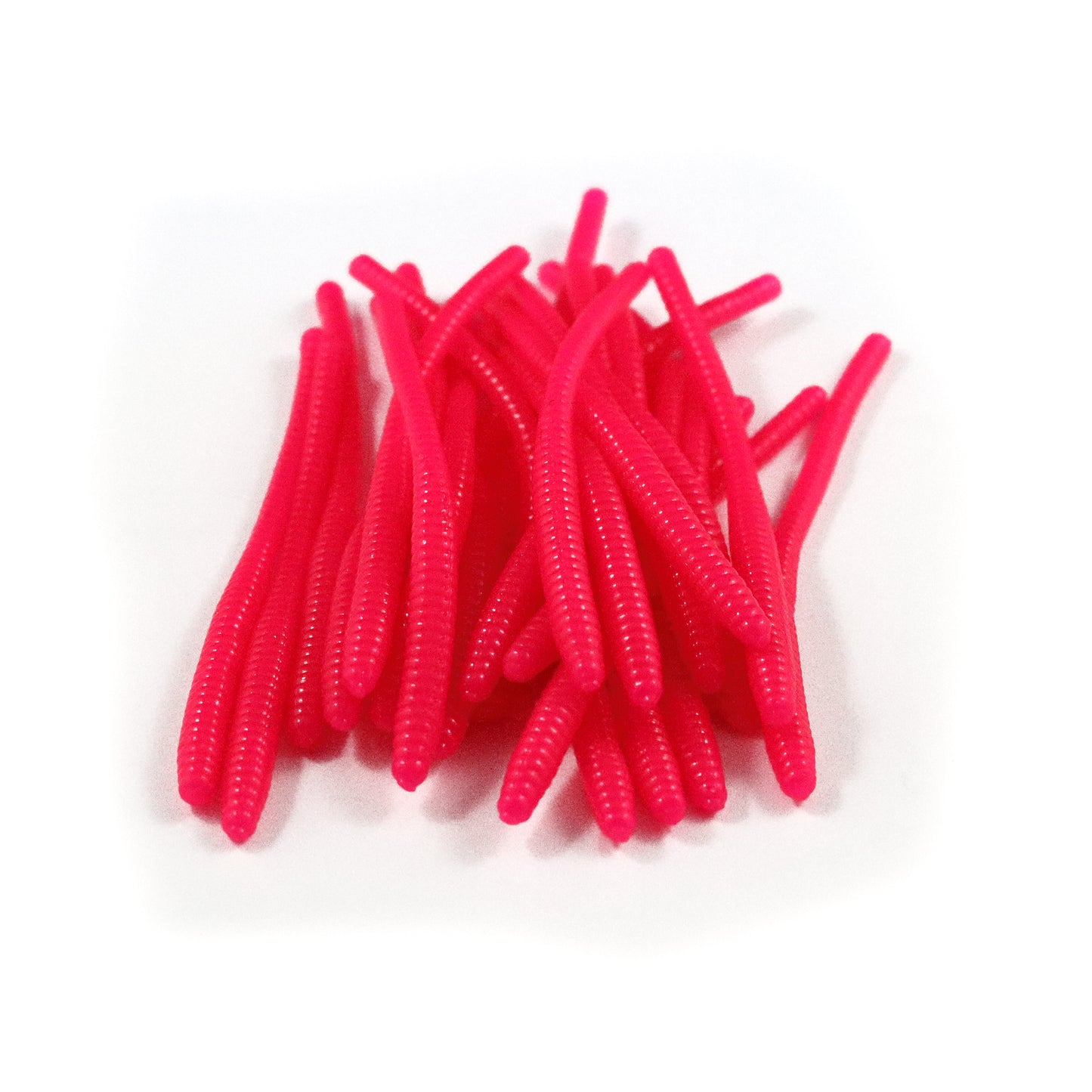 Trout Worms: Hot Fire Pink