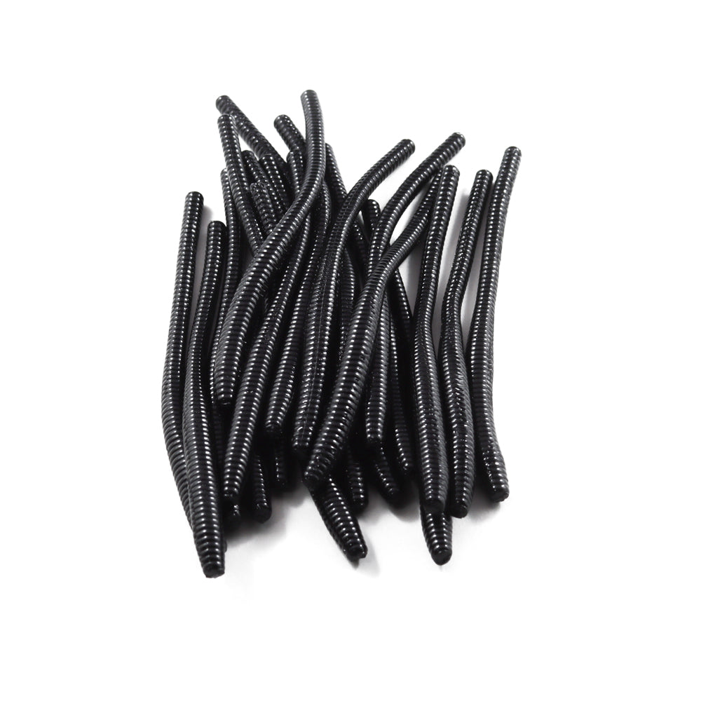 Trout Worms: Black.
