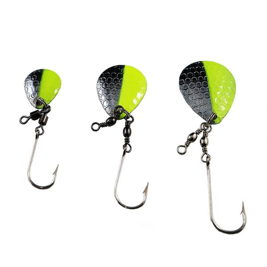 Stinger Blades: Chartreuse/Silver