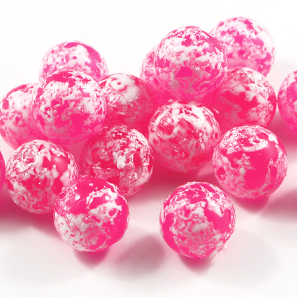Glazed Soft Beads : Shrimp Pink