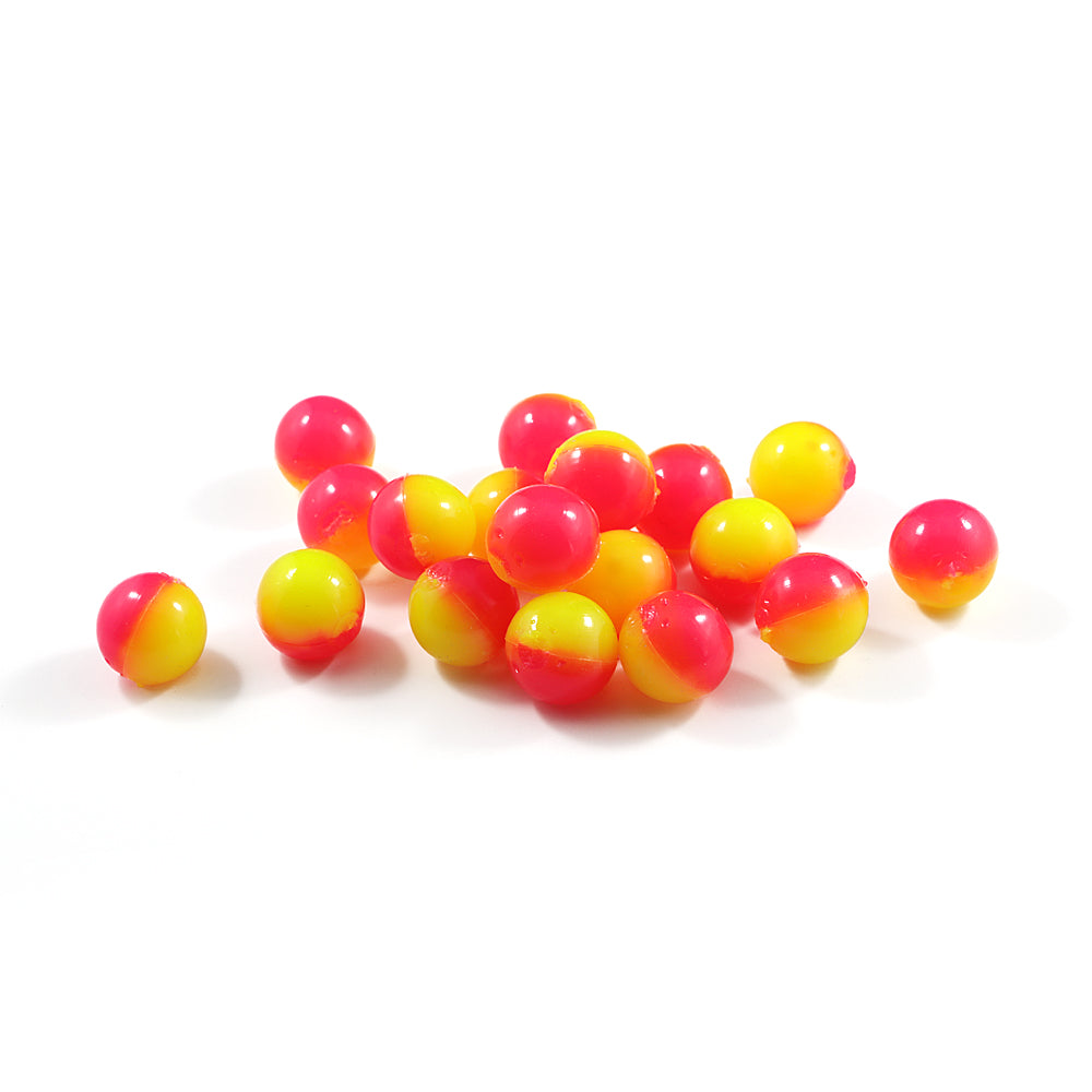 50/50 Soft Beads: Glow Chartreuse/Glow Hot Pink. – Cleardrift Tackle Shop