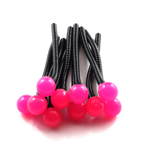 Egg Tails : Hot Pink/Black.