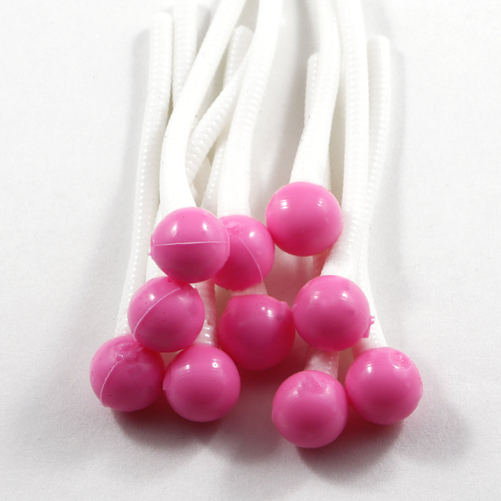 Egg Tails : Bubble Gum/White.