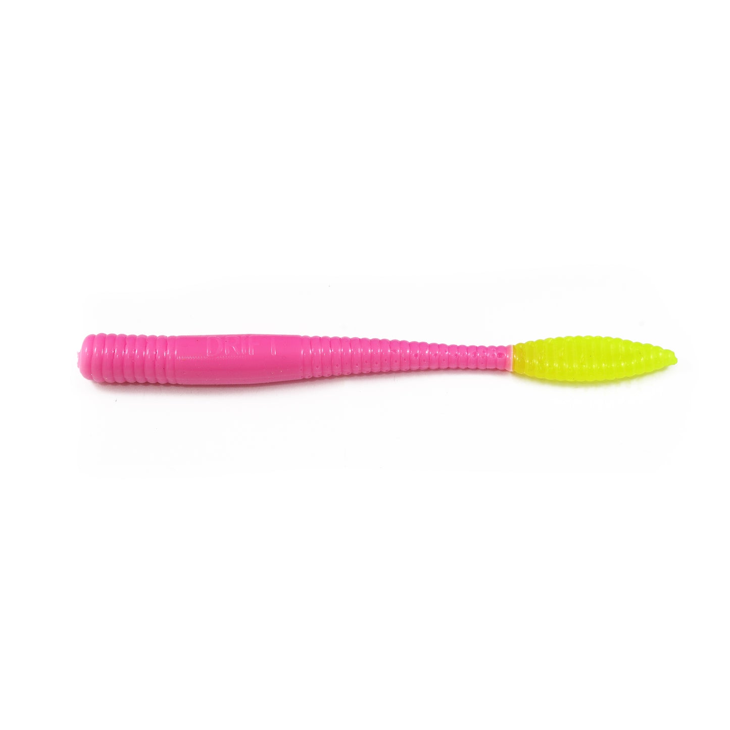 Steelhead Worms: Bubble Gum with Chartreuse Tail.