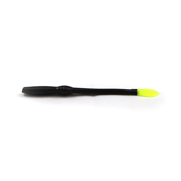 Dirty Worms: Black/Chartreuse Tail