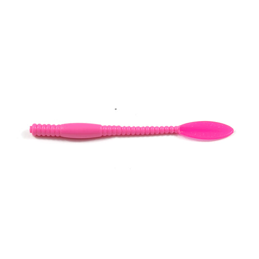 Ditch Crawler Worms: Bubble Gum/Hot Pink Tail