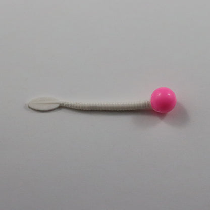 Egg Tails : Bubble Gum/White.