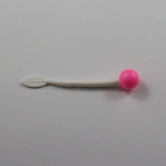 Egg Tails : Bubble Gum/White.