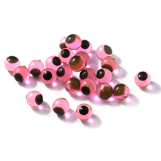 Embryo Soft Beads: Candy Apple with Black Dot