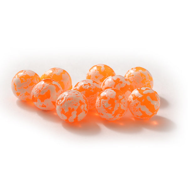 Glazed Soft Beads : Chehalis Orange