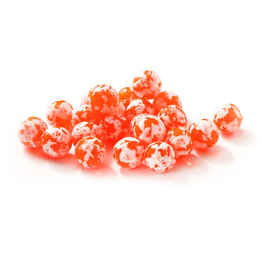 Glazed Soft Beads : Deep Orange