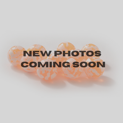 Glazed Soft Beads : BC Orange