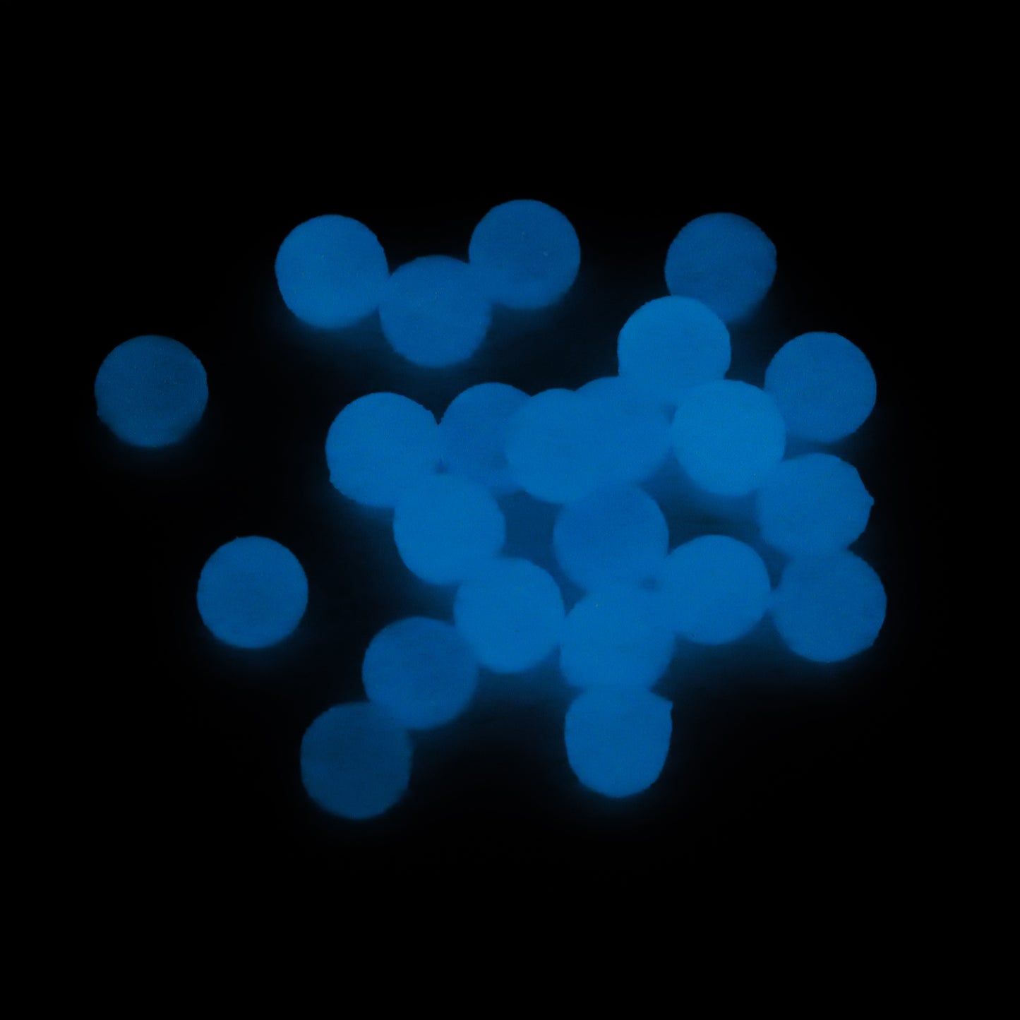 Glow Soft Beads: Blue.