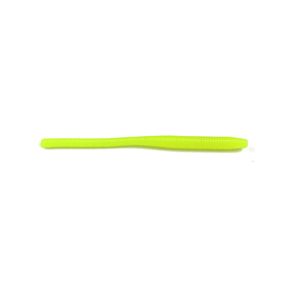 Glow Trout Worms: Chartreuse.