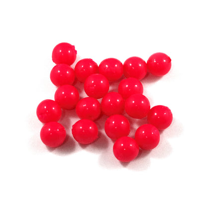 HOT FIRE PINK SOFT BEADS