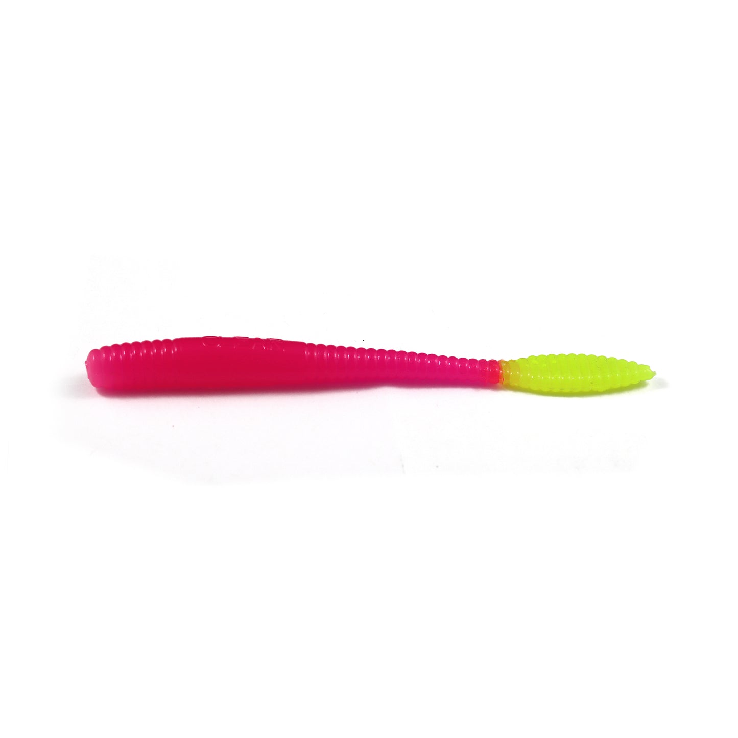 Steelhead Worms:  Hot Pink/Chartreuse