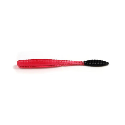 Steelhead_Worms_Red_with_Black_Tail