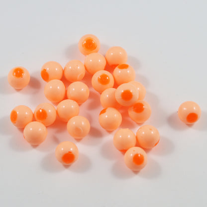Glow Embryo Soft Beads: Dead Egg/Glow Peach Dot