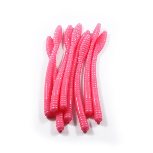 Ultra-Light Steelhead Worms:  Dirty Bubble Gum.