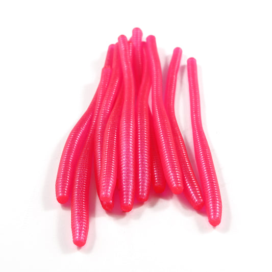 Owner TP-03 Worm Dart Fishing Lure – Clear Glow Pink, #02 Size, 10cm, For Hybrid Scent & Movement Fishing