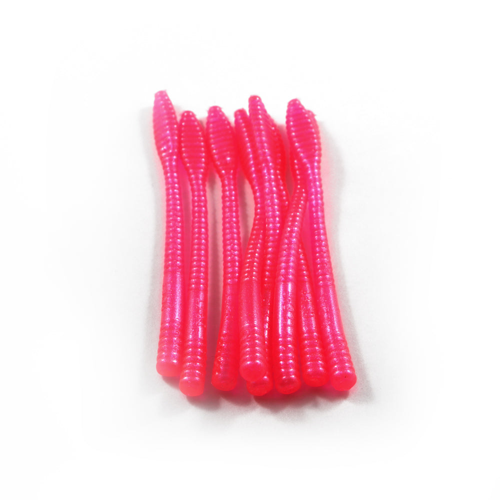 Ultra-Light Steelhead Worms: Alouette Pearl