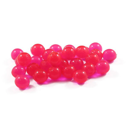 Cleardrift Capilano Pink soft plastic bead for salmon and steelhead fishing.