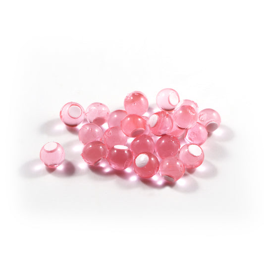 Embryo Soft Beads: Candy Apple with White Dot