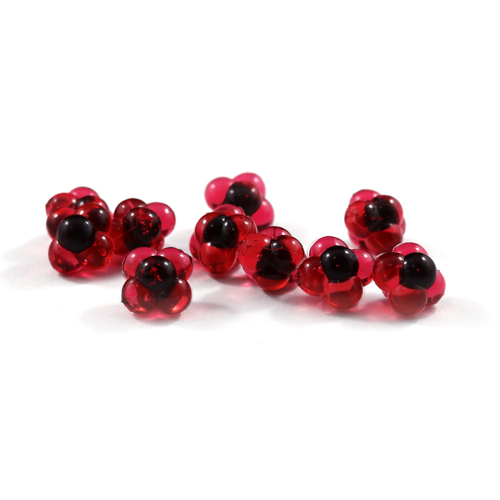 Embryo Egg Clusters: Cherry Red/Black Dot