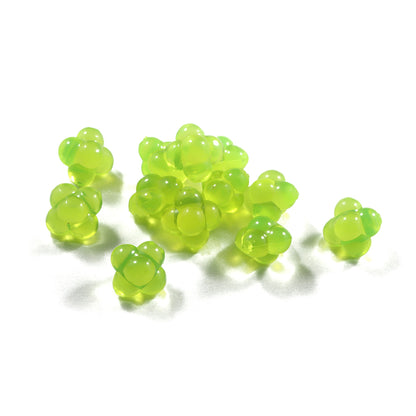 Egg Clusters : Clear Chartreuse.