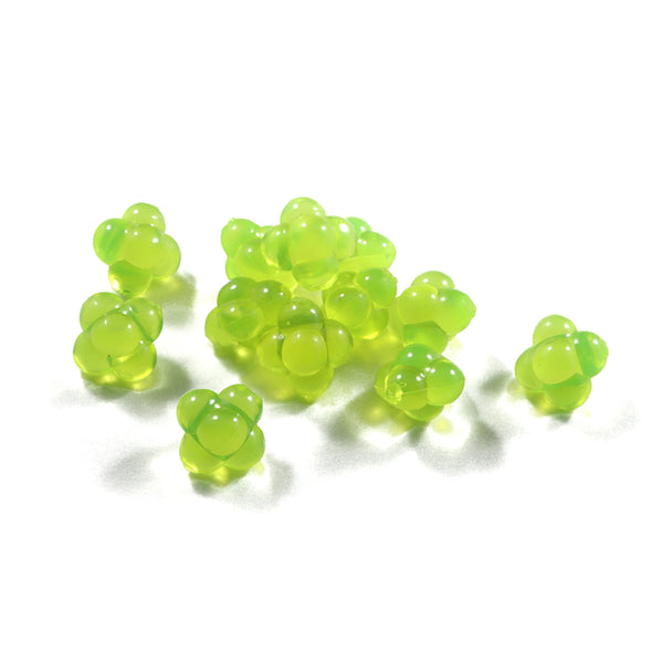 Egg Clusters : Clear Chartreuse.