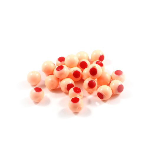 "Soft Beads Embryos: Dead Egg with Red Dot"