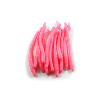 Trout Worms: Dirty Bubble Gum.