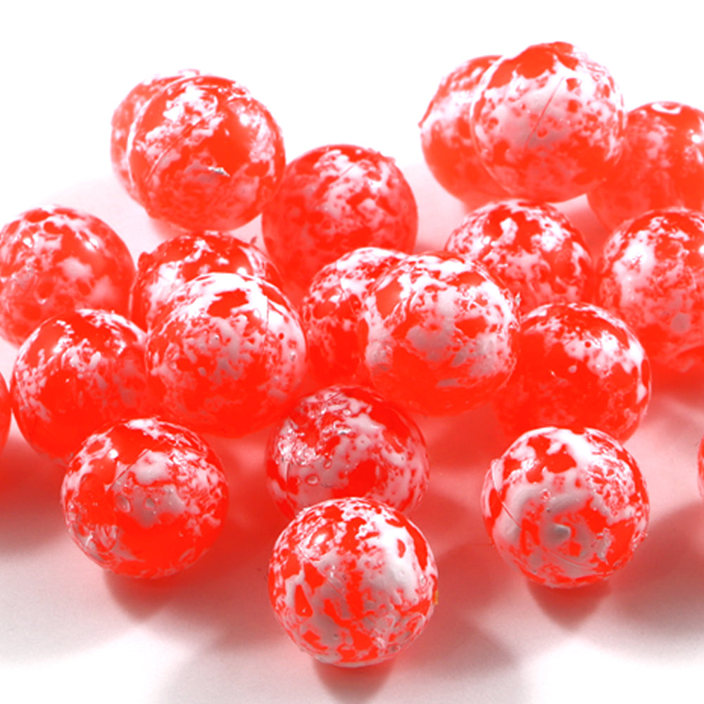 Glazed Soft Beads : Rocket Red