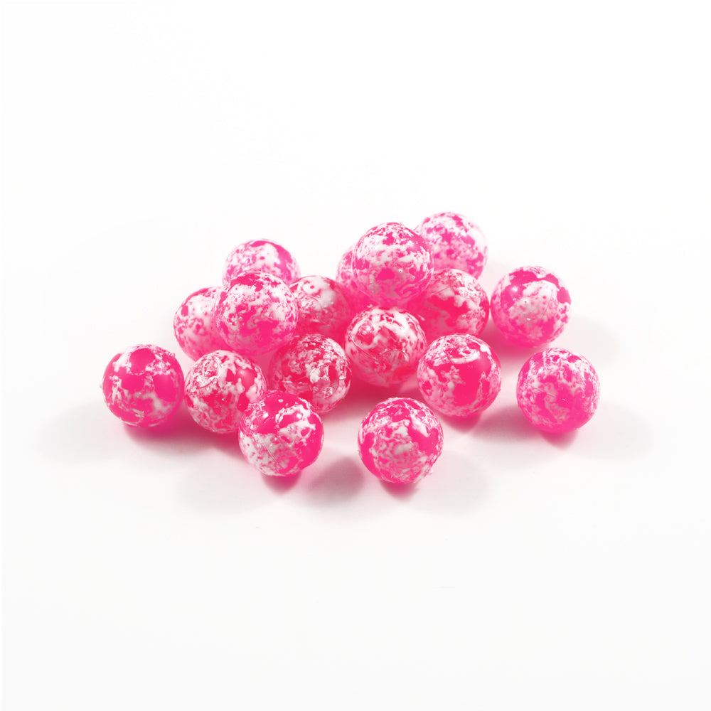 Glazed Soft Beads : Shrimp Pink