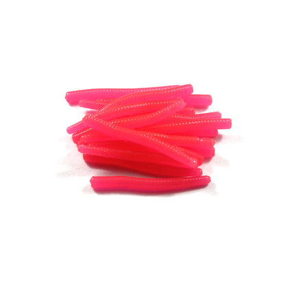 Blood Worms: Glow Hot Pink ; Glow in the dark