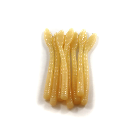 Ultra-Light Steelhead Worms: Natural.