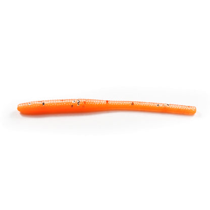 Trout Worms : Orange/Glitter