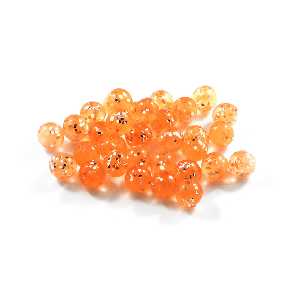 Glitter Bomb Soft Beads : Peachy