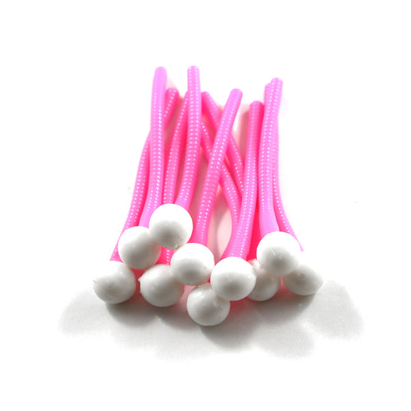 Egg Tails : White/Bubble Gum.