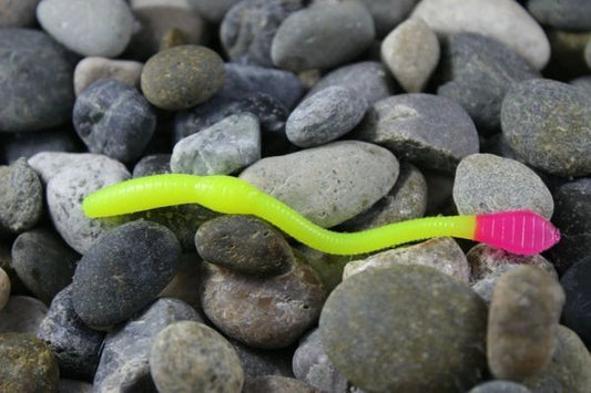 Dirty Worms:  Chartreuse/Hot Pink Tail